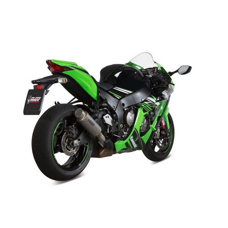 Terminale Mivv Gp Pro Per Kawasaki Zx R Omologato Titanio