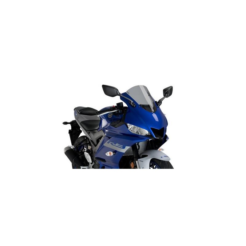 Puig R Racer Screen For Yamaha Yzf R Light Smoke Color