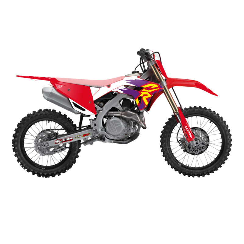 KIT DE ADHESIVOS BLACKBIRD RETRO HONDA CRF 450 R 2021 2024 Euro 88 28