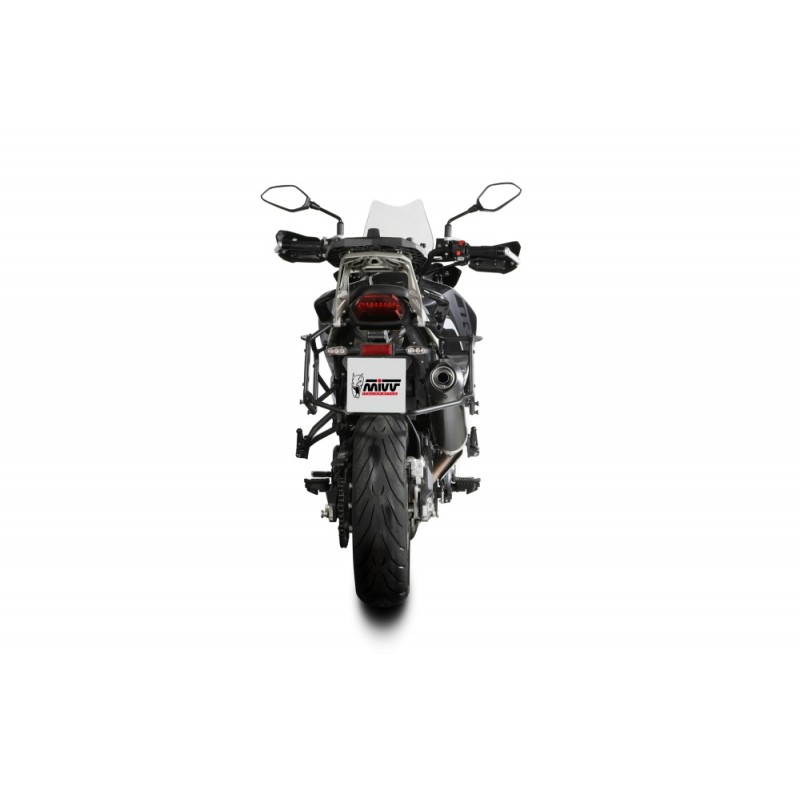 TERMINALE MIVV OVALE PER BENELLI TRK 702 2023 OMOLOGATO BLACK CARBONIO