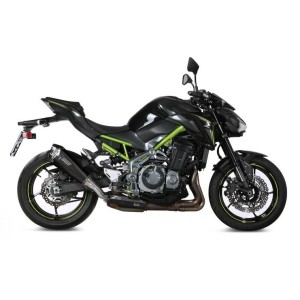 TERMINALE MIVV DELTA RACE KAWASAKI Z 900 2017-2019, OMOLOGATO BLACK/CARBONIO