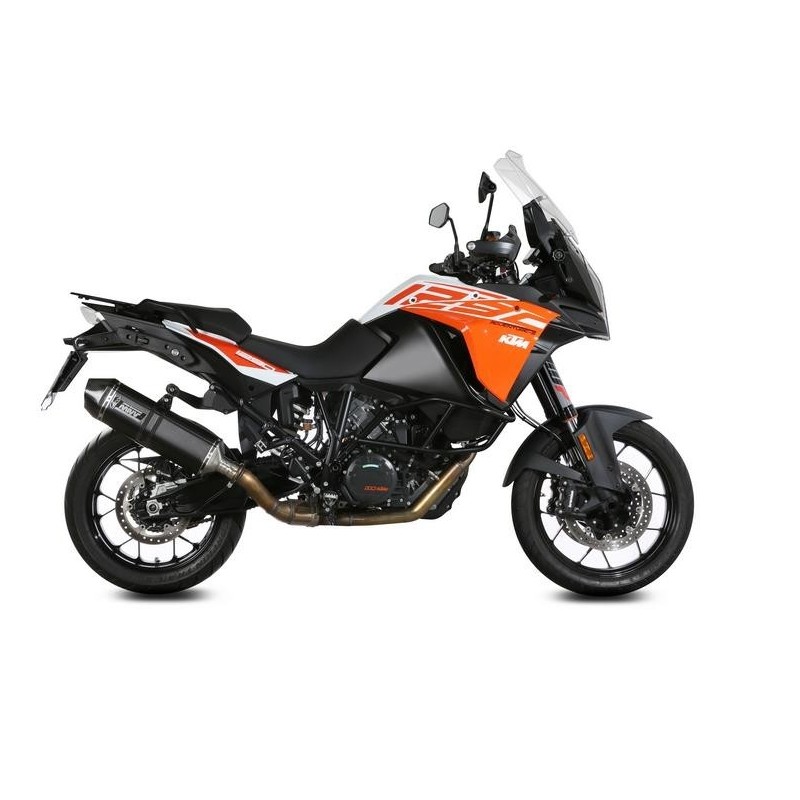 EXHAUST MIVV SPEED EDGE KTM 1290 SUPER ADVENTURE 2015-2016, APPROVED BLACK/CARBON