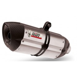 COMPLETE EXHAUST SYSTEM MIVV SUONO FOR KTM DUKE 125 2011-2016, DEKAT STEEL/CARBON