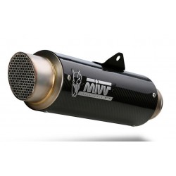 EXHAUST MIVV GP PRO KTM DUKE 125 2017-2020, APPROVED CARBON