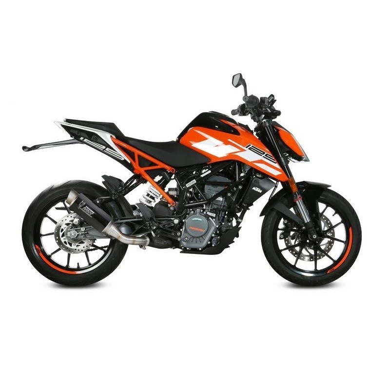 EXHAUST MIVV GP PRO KTM DUKE 125 2017-2020, APPROVED CARBON