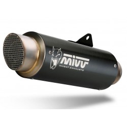 EXHAUST MIVV GP PRO FOR KTM DUKE 125 2017-2020, APPROVED BLACK