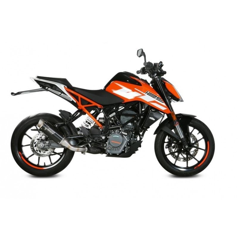 TERMINALE MIVV GP PRO KTM DUKE 125 2017-2020, OMOLOGATO BLACK