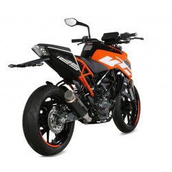 TERMINALE MIVV GP PRO KTM DUKE 125 2017-2020, OMOLOGATO BLACK