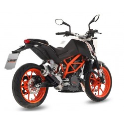 COMPLETE EXHAUST SYSTEM MIVV GP KTM 390 DUKE 2014-2016, DEKAT BLACK