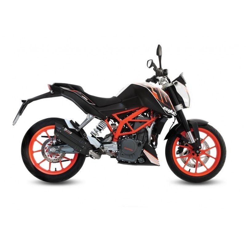 IMPIANTO DI SCARICO COMPLETO MIVV SUONO PER KTM 390 DUKE 2014-2016, DEKAT BLACK/CARBONIO