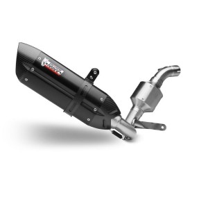 IMPIANTO DI SCARICO COMPLETO MIVV SUONO KTM 390 DUKE 2014-2016, DEKAT BLACK/CARBONIO