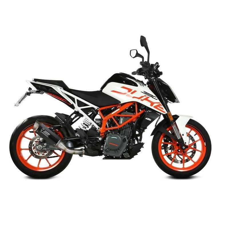 TERMINALE MIVV GP PRO KTM 390 DUKE 2017-2020, OMOLOGATO CARBONIO