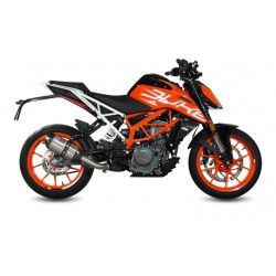 EXHAUST MIVV SUONO FOR KTM 390 DUKE 2017-2020, APPROVED STEEL/CARBON