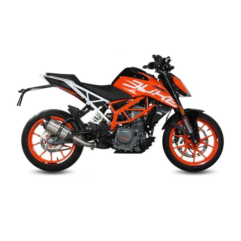 EXHAUST MIVV SUONO KTM 390 DUKE 2017-2020, APPROVED STEEL/CARBON