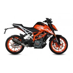 EXHAUST MIVV SUONO FOR KTM 390 DUKE 2017-2020, APPROVED BLACK/CARBON