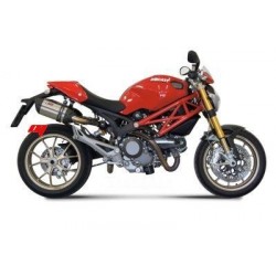 COPPIA TERMINALI MIVV SUONO DUCATI MONSTER 1100/S 2009-2010, DEKAT BLACK