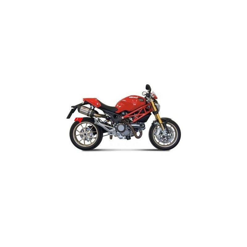 COPPIA TERMINALI MIVV SUONO DUCATI MONSTER 1100/S 2009-2010, DEKAT BLACK