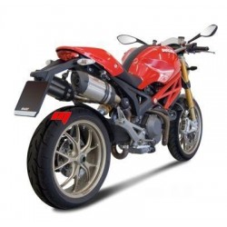 COPPIA TERMINALI MIVV SUONO DUCATI MONSTER 1100/S 2009-2010, DEKAT BLACK