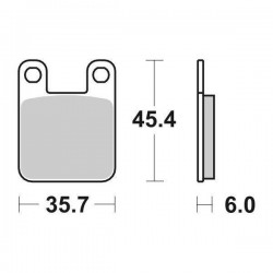 SET PASTIGLIE FRENO ANTERIORI/POSTERIORI SINTERIZZATE CERAMICA SBS 559 HF APRILIA RS4 125 2011-2016