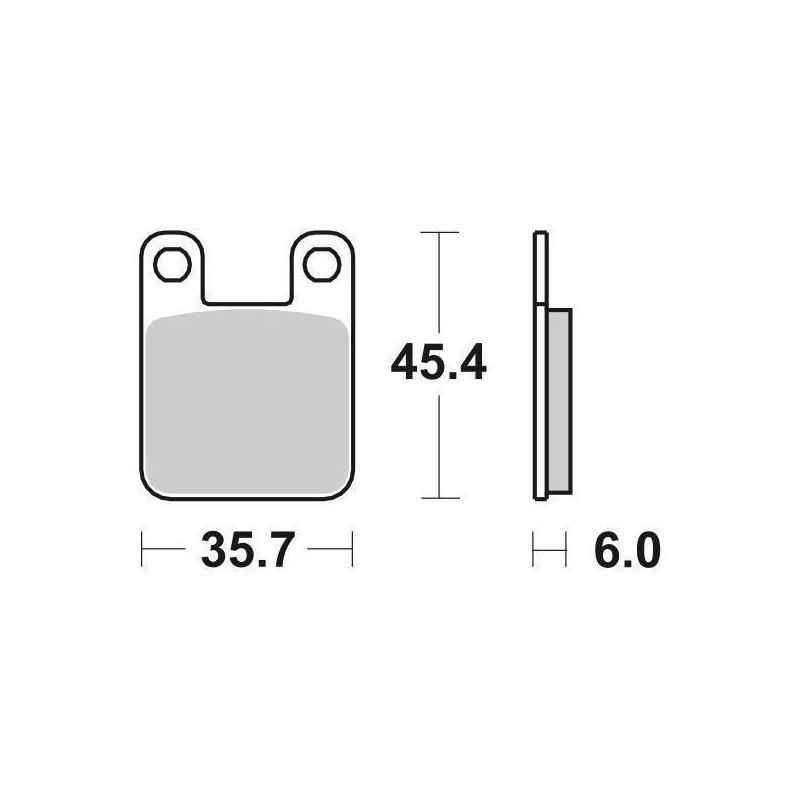 KERAMIK SINTER BREMSBELÄGE VORNE / HINTEN SBS 559 HF APRILIA RS4 125 2011-2016