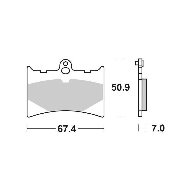 PASTILLAS DE FRENO DELANTERAS SINTERIZADAS SBS 601 HF APRILIA RS 125 1998-2005