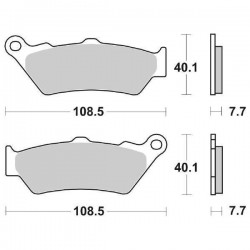 SET PASTIGLIE FRENO ANTERIORI SINTERIZZATE SBS 674 HS MOTO MORINI GRANPASSO 1200 2008-2011