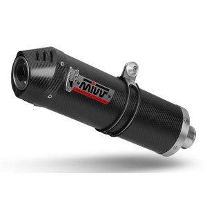 COPPIA TERMINALI MIVV OVALE KTM SUPERMOTO 990 2007-2011, DEKAT CARBONIO