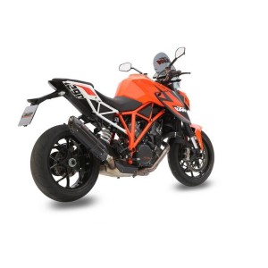 TERMINALE MIVV SUONO KTM 1290 SUPER DUKE R 2014-2019, OMOLOGATO BLACK/CARBONIO