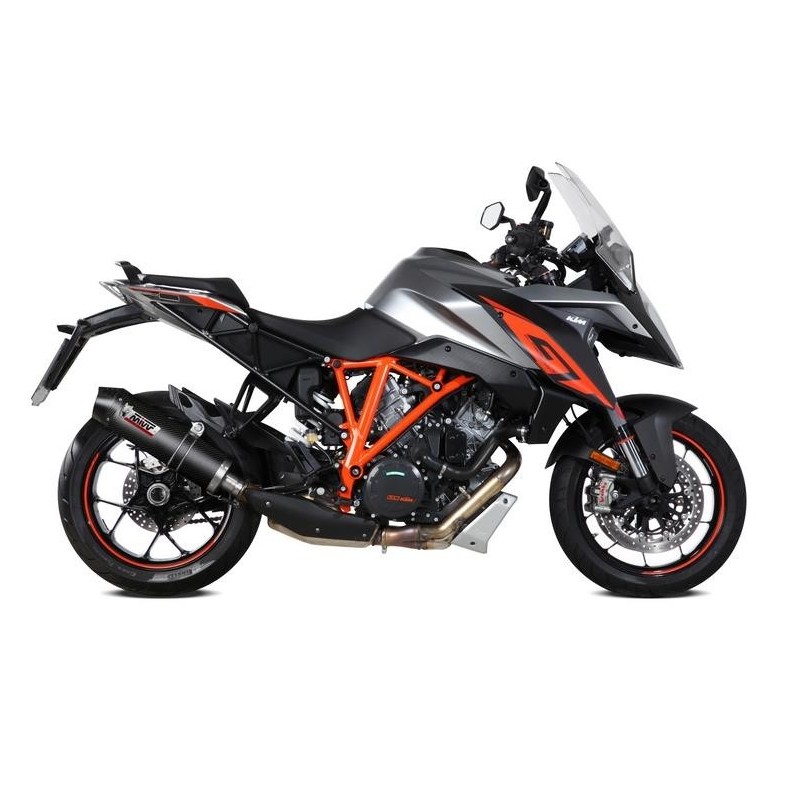 EXHAUST MIVV OVAL FOR KTM 1290 SUPER DUKE GT 2016-2018, APPROVED CARBON