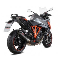 TERMINALE MIVV OVALE PER KTM 1290 SUPER DUKE GT 2016-2018, OMOLOGATO CARBONIO