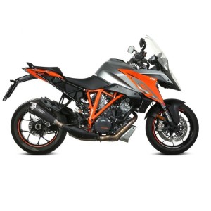 TERMINALE MIVV DELTA RACE KTM 1290 SUPER DUKE GT 2016-2018, OMOLOGATO BLACK/CARBONIO
