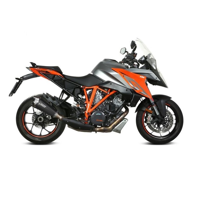 TERMINALE MIVV DELTA RACE KTM 1290 SUPER DUKE GT 2016-2018, OMOLOGATO BLACK/CARBONIO