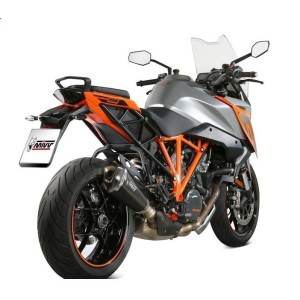 TERMINALE MIVV DELTA RACE KTM 1290 SUPER DUKE GT 2016-2018, OMOLOGATO BLACK/CARBONIO