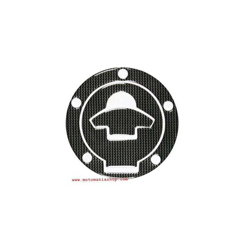TANK CAP STICKER DUCATI (5 HOLES), CARBON LOOK