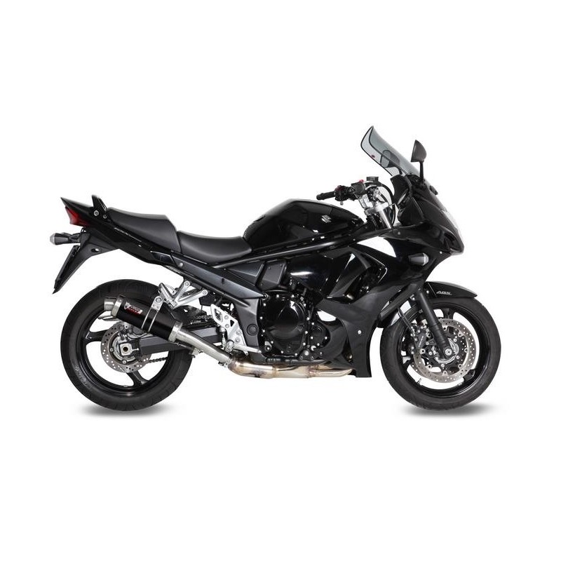 TERMINALE MIVV GP SUZUKI GSX 1250 F 2010-2016, OMOLOGATO BLACK