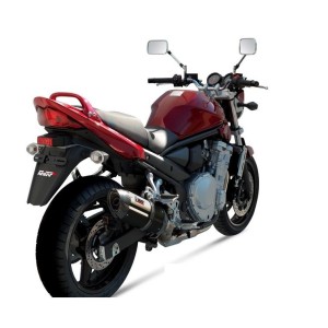 TERMINALE MIVV SUONO SUZUKI BANDIT 650/S 2007-2010, OMOLOGATO BLACK/CARBONIO