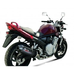 TERMINALE MIVV OVALE PER SUZUKI BANDIT 650/S 2007-2010, OMOLOGATO CARBONIO