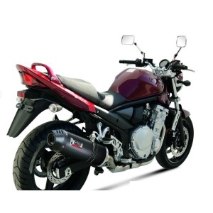 TERMINALE MIVV OVALE SUZUKI BANDIT 650/S 2007-2010, OMOLOGATO CARBONIO