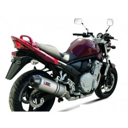 TERMINALE MIVV OVALE PER SUZUKI BANDIT 650/S 2007-2010, OMOLOGATO TITANIO/CARBONIO