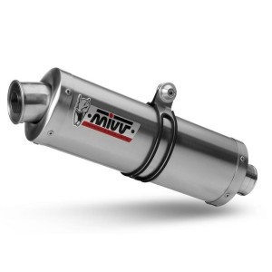 TERMINALE MIVV OVALE SUZUKI BANDIT 650/S 2007-2010, OMOLOGATO ACCIAIO
