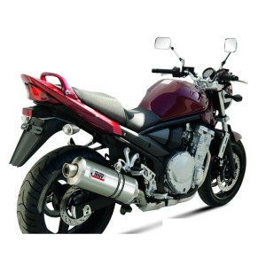 TERMINALE MIVV OVALE SUZUKI BANDIT 650/S 2007-2010, OMOLOGATO ACCIAIO