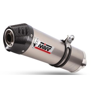 TERMINALE MIVV OVALE SUZUKI V-STROM 650 2017-2020, DEKAT TITANIO/CARBONIO