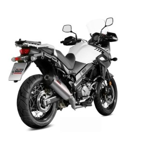 TERMINALE MIVV OVALE SUZUKI V-STROM 650 2017-2020, DEKAT TITANIO/CARBONIO