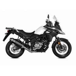 TERMINALE MIVV SPEED EDGE SUZUKI V-STROM 650 2017-2020, DEKAT BLACK/CARBONIO