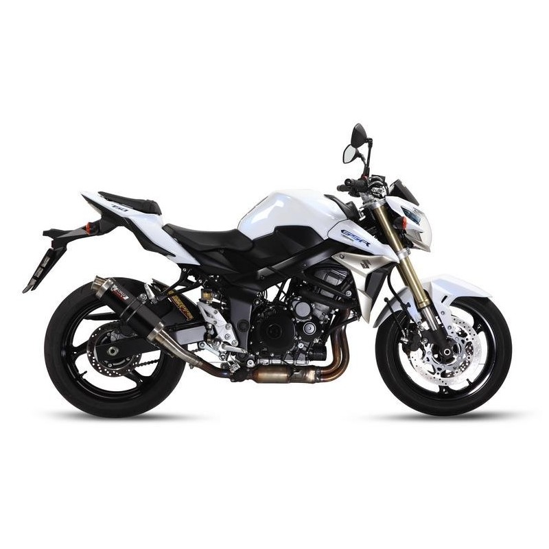 EXHAUST MIVV GP SUZUKI GSR 750 2011-2016, APPROVED BLACK