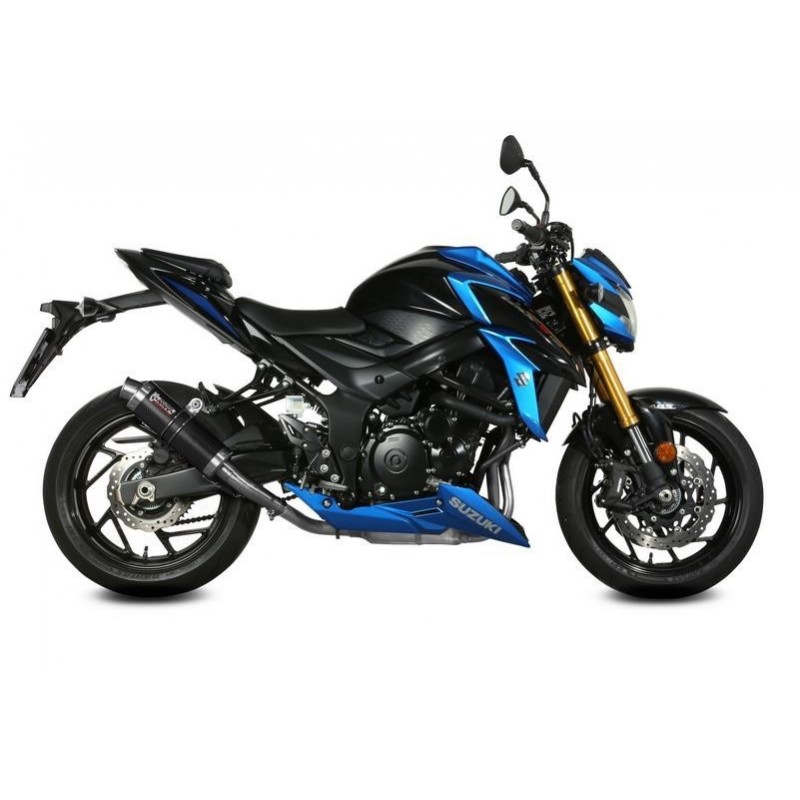 TERMINALE MIVV GP SUZUKI GSX-S 750 2017-2020, OMOLOGATO CARBONIO