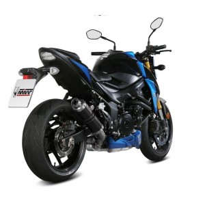 TERMINALE MIVV GP SUZUKI GSX-S 750 2017-2020, OMOLOGATO CARBONIO