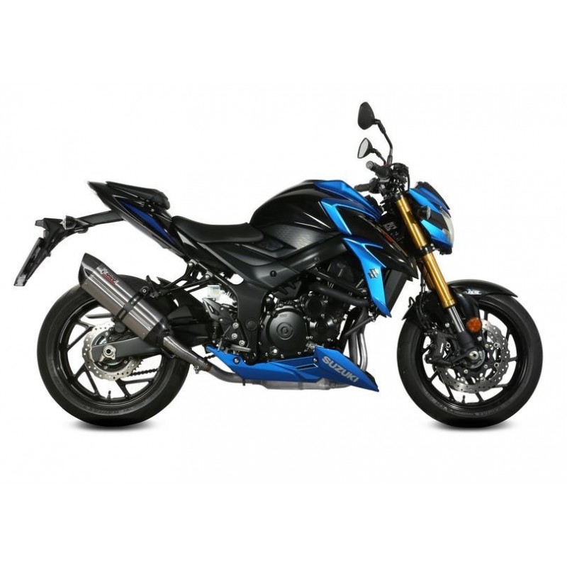 TERMINALE MIVV SUONO SUZUKI GSX-S 750 2017-2020, OMOLOGATO ACCIAIO/CARBONIO