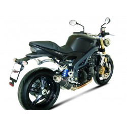 TERMINALE MIVV GP PER TRIUMPH SPEED TRIPLE 2007-2010, DEKAT CARBONIO PASSAGGIO BASSO