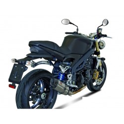 TERMINALE MIVV SUONO PER TRIUMPH SPEED TRIPLE 2007-2010, DEKAT ACCIAIO/CARBONIO PASSAGGIO BASSO